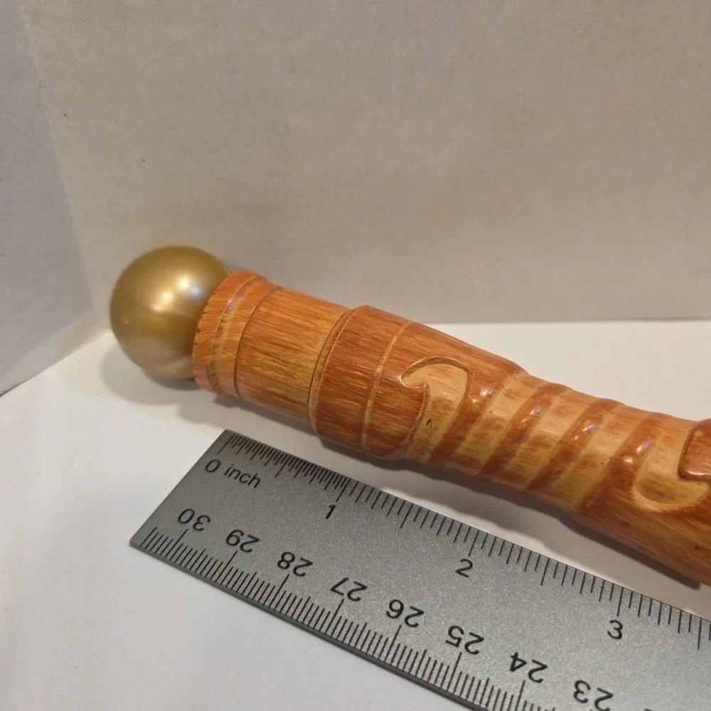 Great Wolf Lodge Magiquest Engraved Wood Wand - Untested